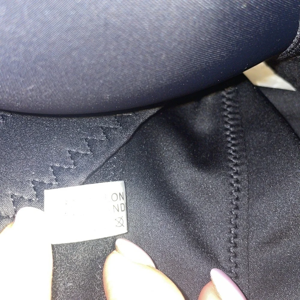 Black High Impact Push Up Bra